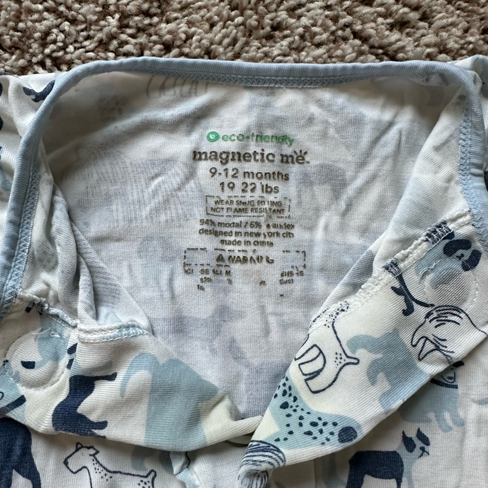 Magnetic Me Puppies Footie | 9-12M - Picture 3 of 3